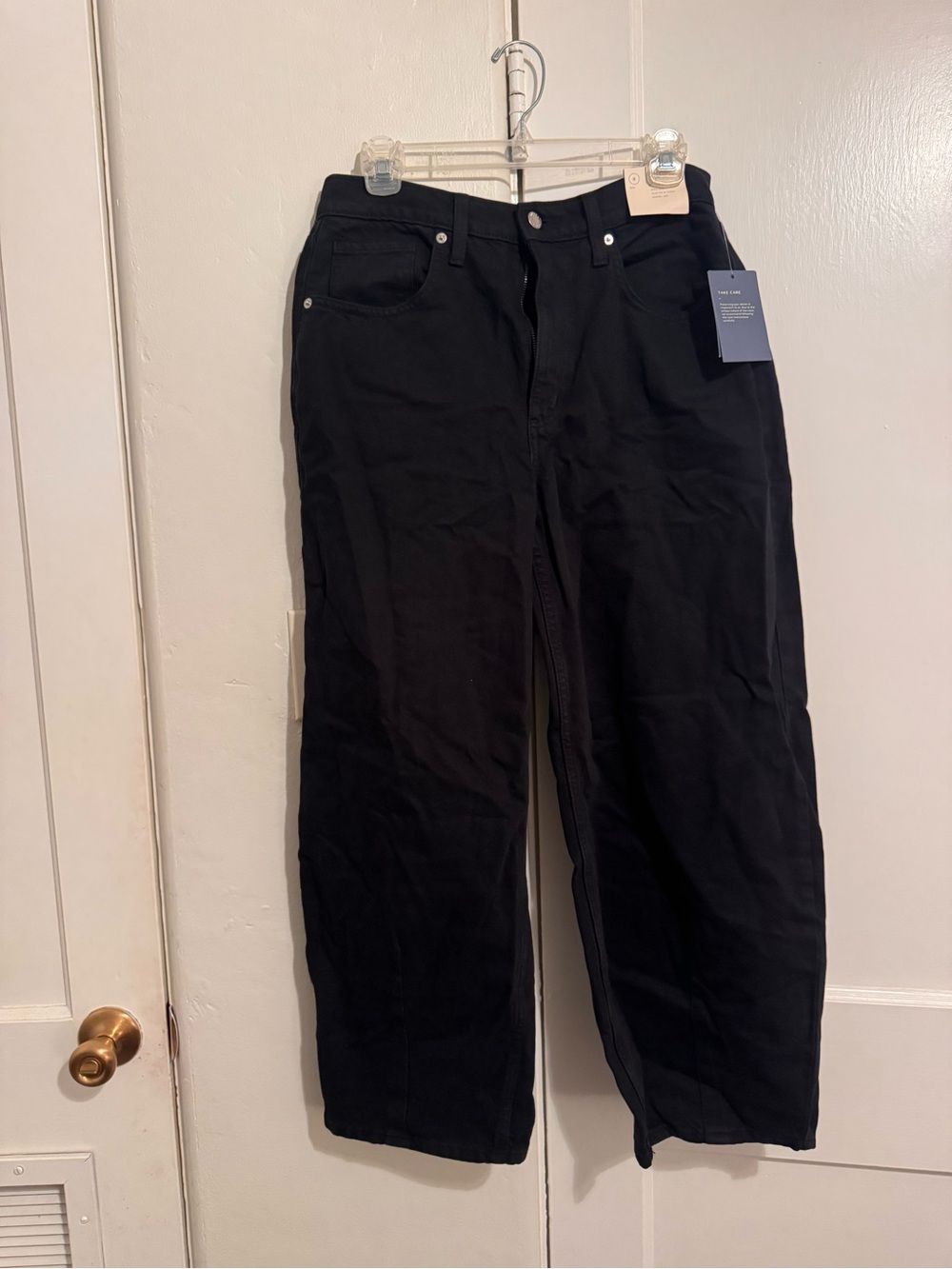 Target Black Barrel Jeans